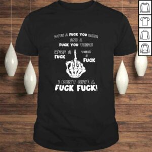 Fuck You Middle Finger Funny Adult Humor Offensive Sarcasm Tee T Shirt 1
