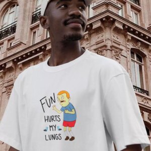 Fun Hurts My Lungs Rudy Bob'S Burger Thanksgiving Vintage T Shirt 2 Fun Hurts My Lungs Rudy BobS Burger Thanksgiving Vintage T Shirt 3