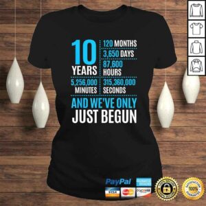 Funny 10 Year Anniversary Shirt Couple Her or Him Wedding T-shirt 2 Funny 10 Year Anniversary Shirt Couple Her or Him Wedding T shirt 3