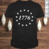 Funny 13 Stars & 13 Colonies! Betsy Ross Flag 1776 Star Circle Shirt