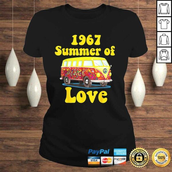 Funny 1967 Summer of Love Retro Tees Vintage Sixties Hippie Gift TShirt