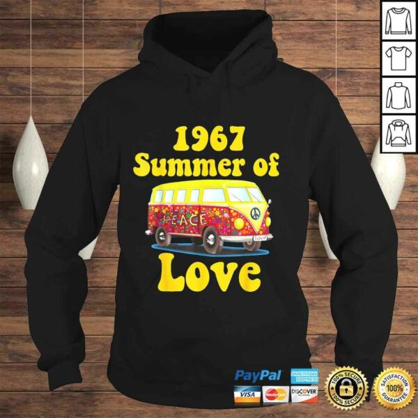 Funny 1967 Summer of Love Retro Tees Vintage Sixties Hippie Gift TShirt