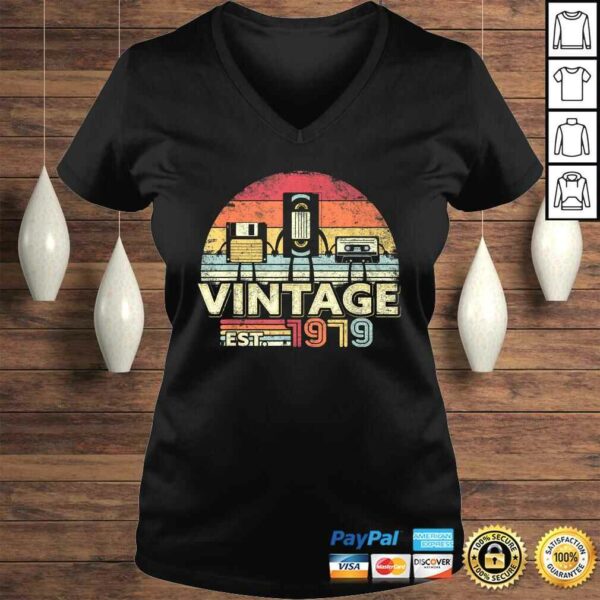 Funny 1979 Shirt Vintage Birthday Gift Funny Music Tech Humor TShirt