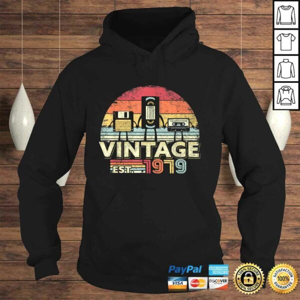 Funny 1979 Shirt Vintage Birthday Gift Funny Music Tech Humor TShirt