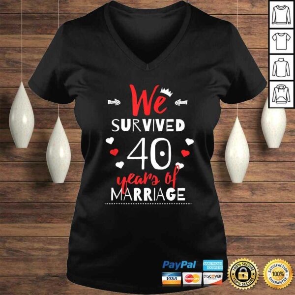 Funny 40th Wedding Anniversary Shirt  Gifts For Couples