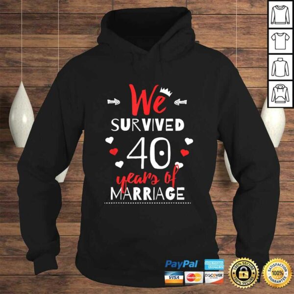 Funny 40th Wedding Anniversary Shirt  Gifts For Couples