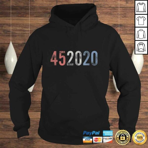 Funny 452020 Pro Donald Trump 45 2020 Vintage Faded Design TShirt