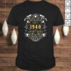 Funny 80 Years Old Made in 1940 Vintage 80th Birthday Gift Idea Tee T-Shirt