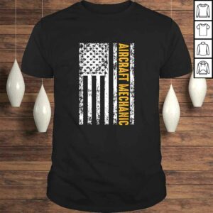 Funny Aircraft Mechanic USA Flag Airplane Tee Shirt Funny Aircraft Mechanic USA Flag Airplane Tee Shirt