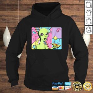 Funny Alien Shirt - Trippy Alien Eating Pizza Shirt 80s 3 Funny Alien Shirt Trippy Alien Eating Pizza Shirt 80s 4