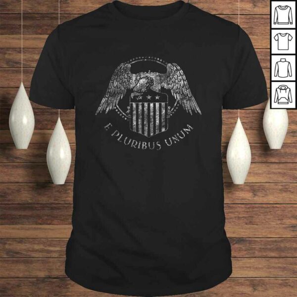 Funny American Patriotic design Eagle Freedom e pluribus unum TShirt