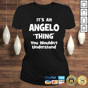 Funny Angelo Thing Name Funny V Neck T Shirt 3