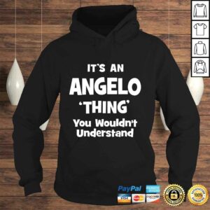 Funny Angelo Thing Name Funny V Neck T Shirt 4