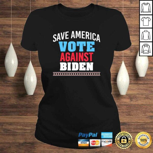 Funny Anti Joe Biden, Save America Vote Against Joe Biden V-Neck T-Shirt