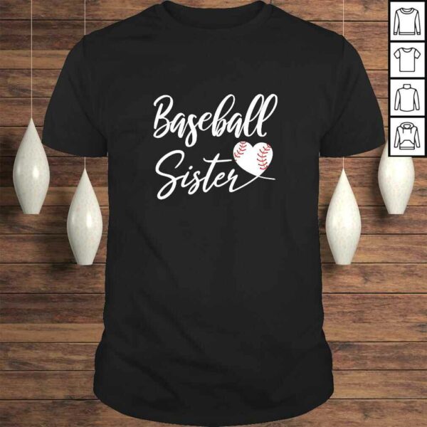 Funny Baseball Sister Gift TShirt