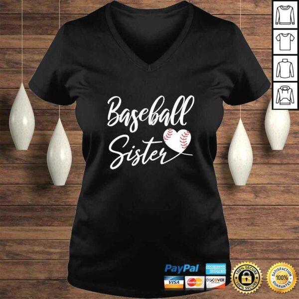 Funny Baseball Sister Gift TShirt