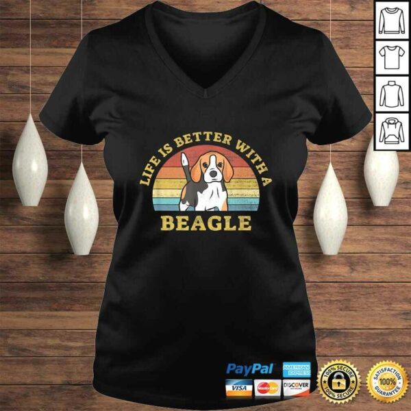 Funny Best Beagle Retro Vintage Dog Design Puppy Lover Gift TShirt