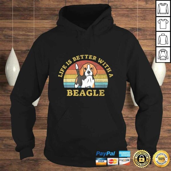 Funny Best Beagle Retro Vintage Dog Design Puppy Lover Gift TShirt