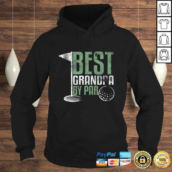 Funny Best Grandpa By Par Father’s Day Golf Grandad Golfing Gift TShirt