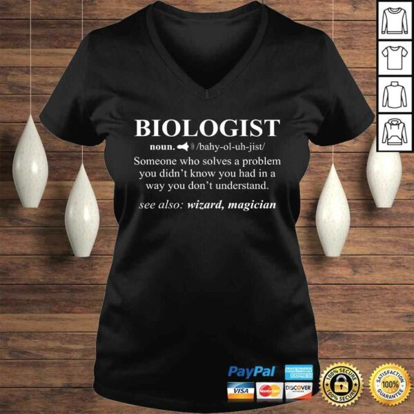 Funny Biologist Noun Definition Shirt Cool Gift