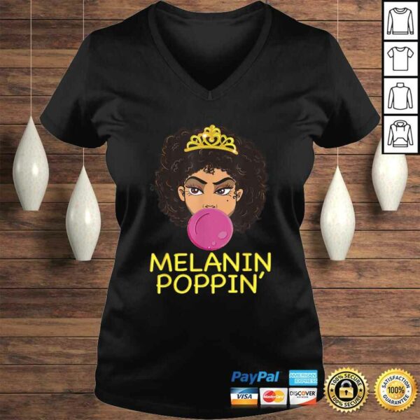 Funny Black Girl Magic Gift Bubblegum Melanin Poppin Diva Queen Gift Top