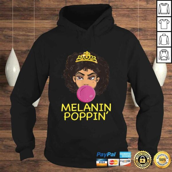 Funny Black Girl Magic Gift Bubblegum Melanin Poppin Diva Queen Gift Top