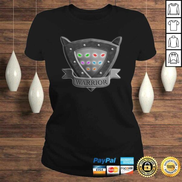 Funny Cat Warrior Shield Eyes Funny Shirt Gift for Kids Tee T-Shirt