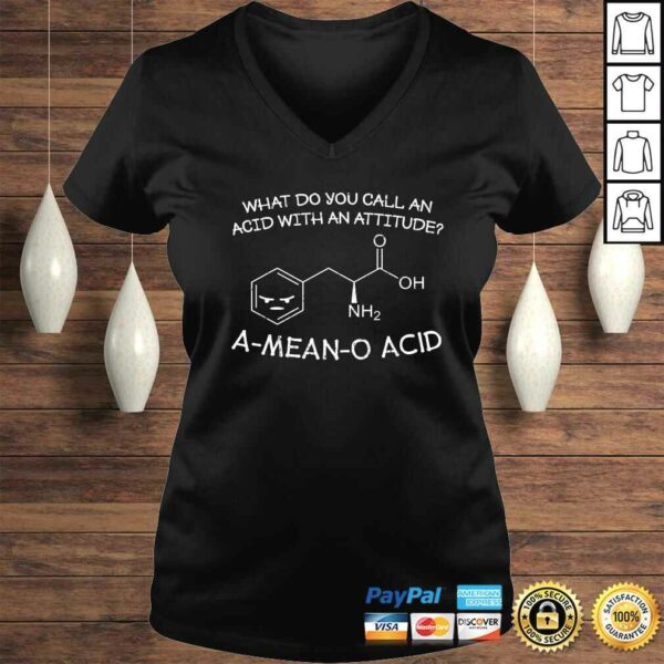 Funny Chemistry Shirt A Mean O Acid Chemist Student Gift