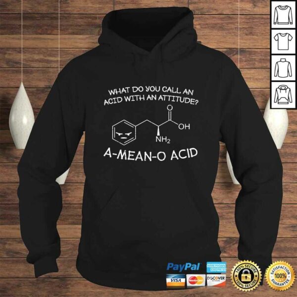 Funny Chemistry Shirt A Mean O Acid Chemist Student Gift