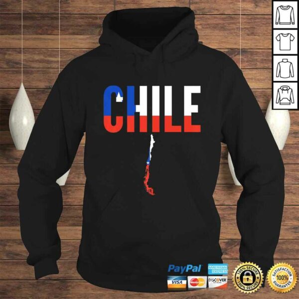 Funny Chilean Gift – Chile Country Map Flag Shirt