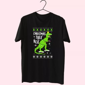 Funny Christmas Tree Rex T Rex T Shirt Xmas Design Funny Christmas Tree Rex T Rex T Shirt Xmas Design