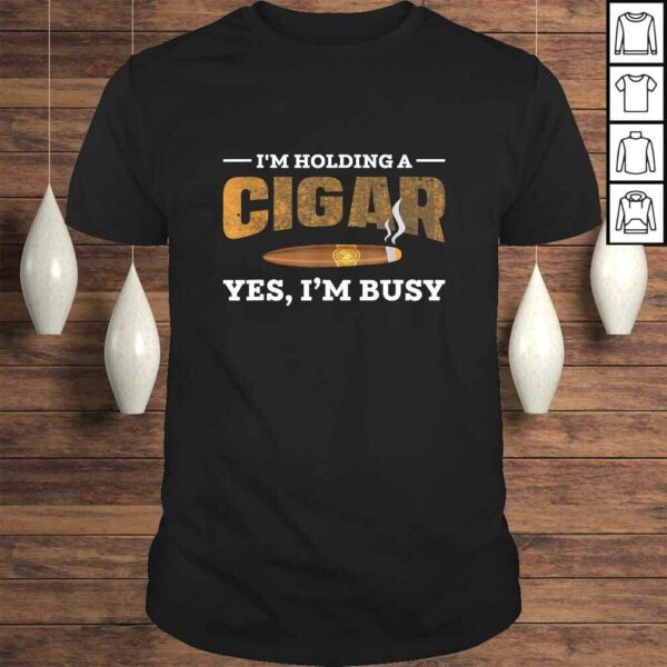 Funny Cigar Smoking Shirt Men Gifts for Cigar Lovers TShirt Gift