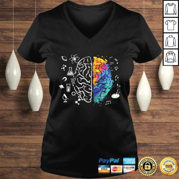 Funny Colorful Brain Science And ArShirt