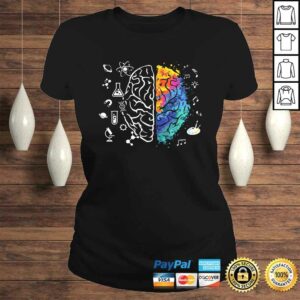 Funny Colorful Brain Science And ArShirt 2 Funny Colorful Brain Science And ArShirt 3