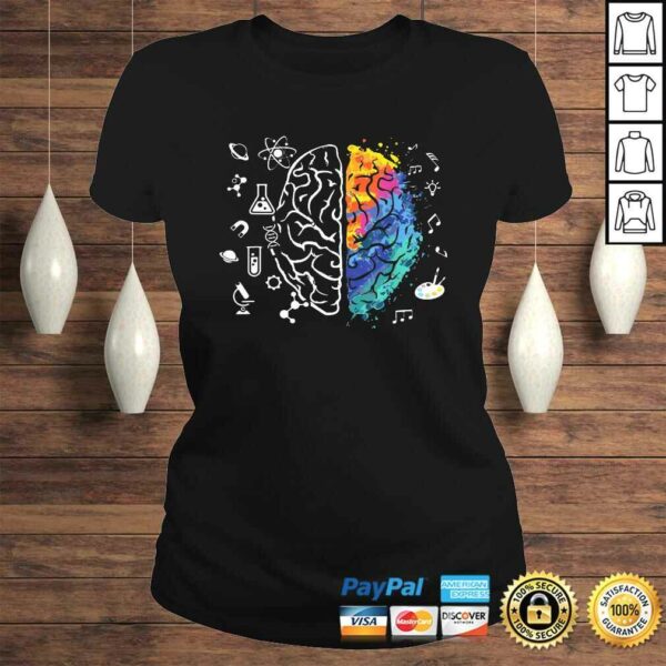 Funny Colorful Brain Science And ArShirt