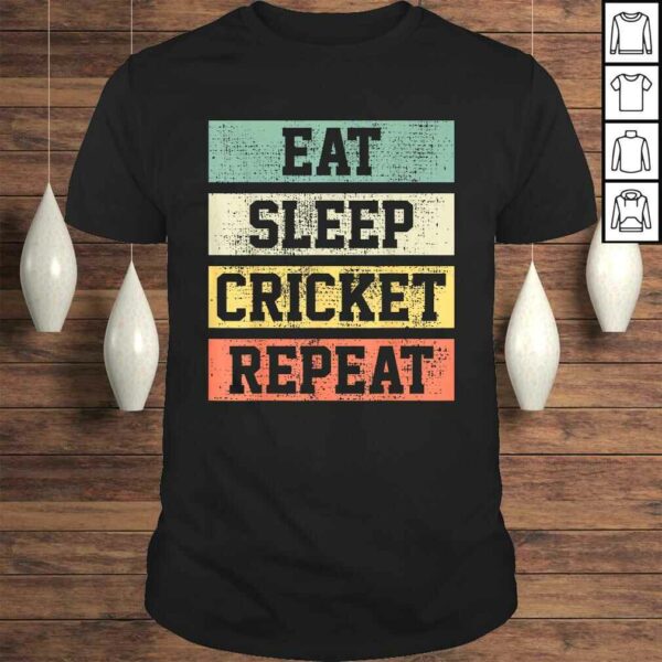 Funny Cricket Retro Vintage Player Coach Shirt