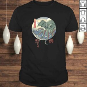 Funny Cthulhu Ukiyo-e T-shirt Funny Cthulhu Ukiyo-e T-shirt
