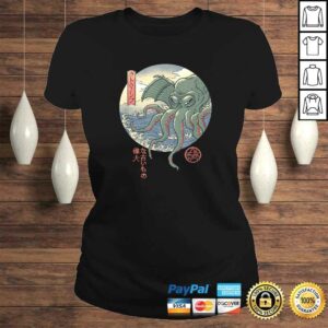 Funny Cthulhu Ukiyo-e T-shirt 2 Funny Cthulhu Ukiyo e T shirt 3