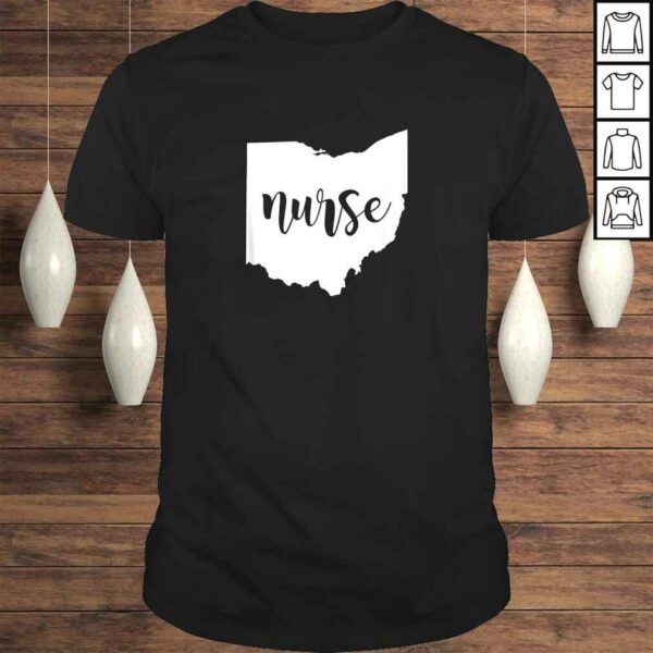 Funny Cute Ohio Nurse Tee Shirt