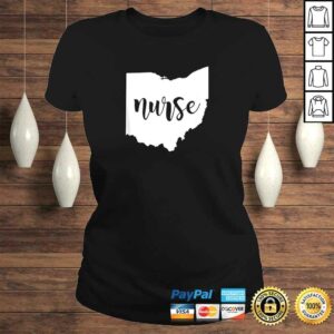 Funny Cute Ohio Nurse Tee Shirt 3