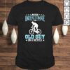 Funny Cycling Biking Old Guy on a Bicycle Bike Riding Gift Idea TShirt