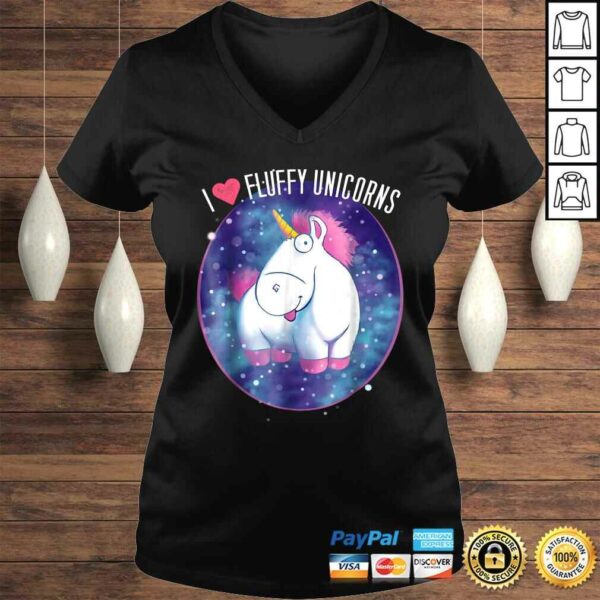 Funny Despicable Me Minions I Love Fluffy Unicorns Graphic Shirt