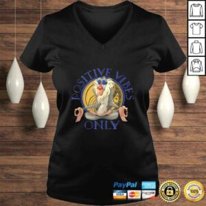 Funny Disney Lion King Rafiki Meditating Positive Vibes Only TShirt 1 Funny Disney Lion King Rafiki Meditating Positive Vibes Only TShirt 2