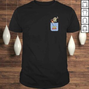 Funny Disney Pixar Toy Story Buzz and Woody Pocket TShirt Gift 1