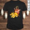 Funny Disney The Lion King Young Simba Timon and Pumbaa Tee Shirt