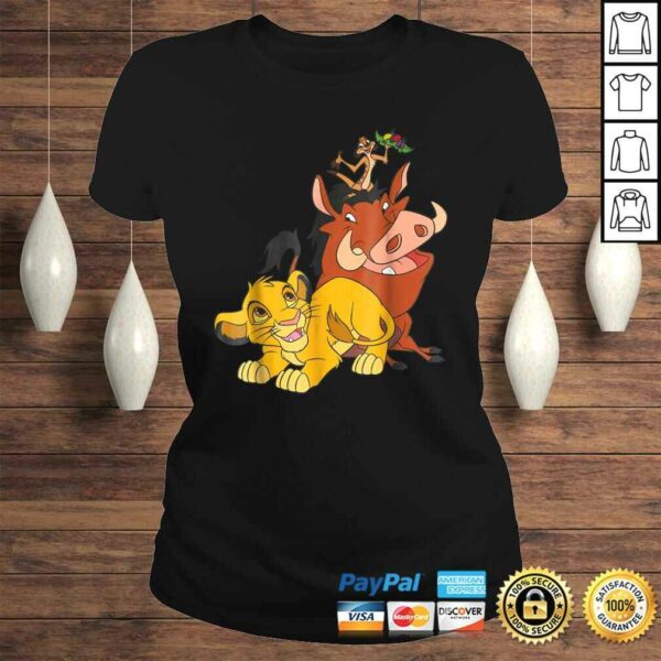 Funny Disney The Lion King Young Simba Timon and Pumbaa Tee Shirt