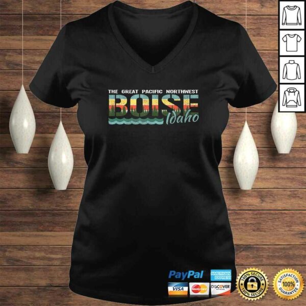 Funny Distressed Retro Boise ID Pacific NorthwesShirt PNW Gift TShirt