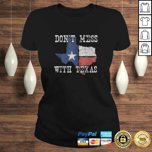 Funny Don’t Mess With Vintage Texas Longhorn Lone Star State Tee T-Shirt