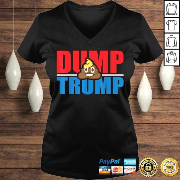 Funny Dump Trump Poop Emoji Anti Trump Impeach Trump 86 45 Shirt