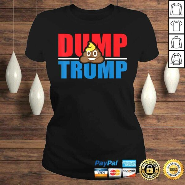 Funny Dump Trump Poop Emoji Anti Trump Impeach Trump 86 45 Shirt